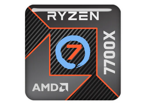 Image of the AMD Ryzen Embedded 7700X embedded desktop CPU used in its specifications sheet.