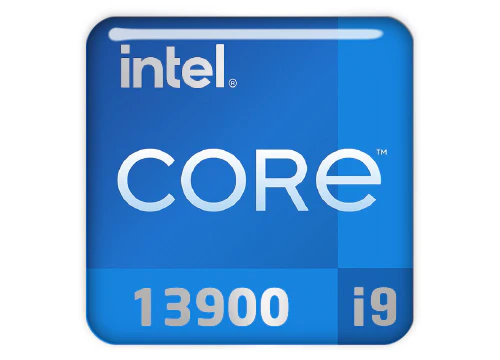 Image of the Intel Core i9-13900 high-end desktop CPU used in its specifications sheet.