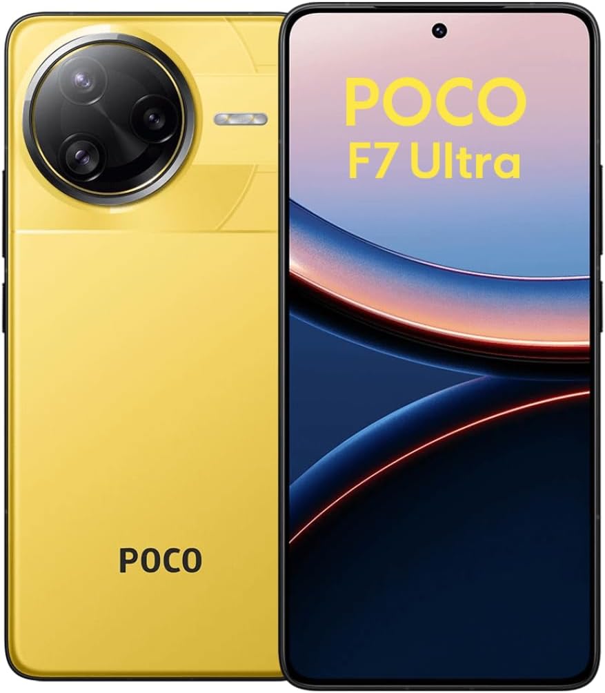 Image of the Poco F7 Ultra flagship gaming smartphone used in its specifications sheet.
