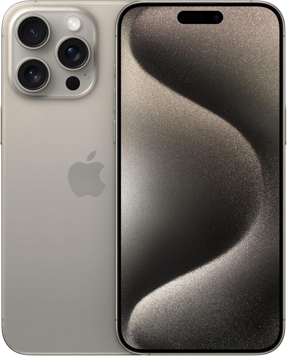 Image of the Apple iPhone 15 Pro Max flagship camera smartphone used in its specifications sheet.
