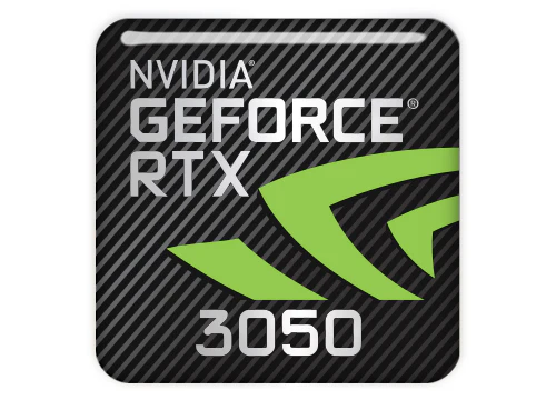 Image of the NVIDIA GeForce RTX 3050 OEM entry-level desktop GPU used in its specifications sheet.