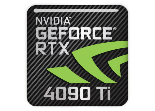 Image of the NVIDIA GeForce RTX 4090 Ti enthusiast desktop GPU used in its specifications sheet.